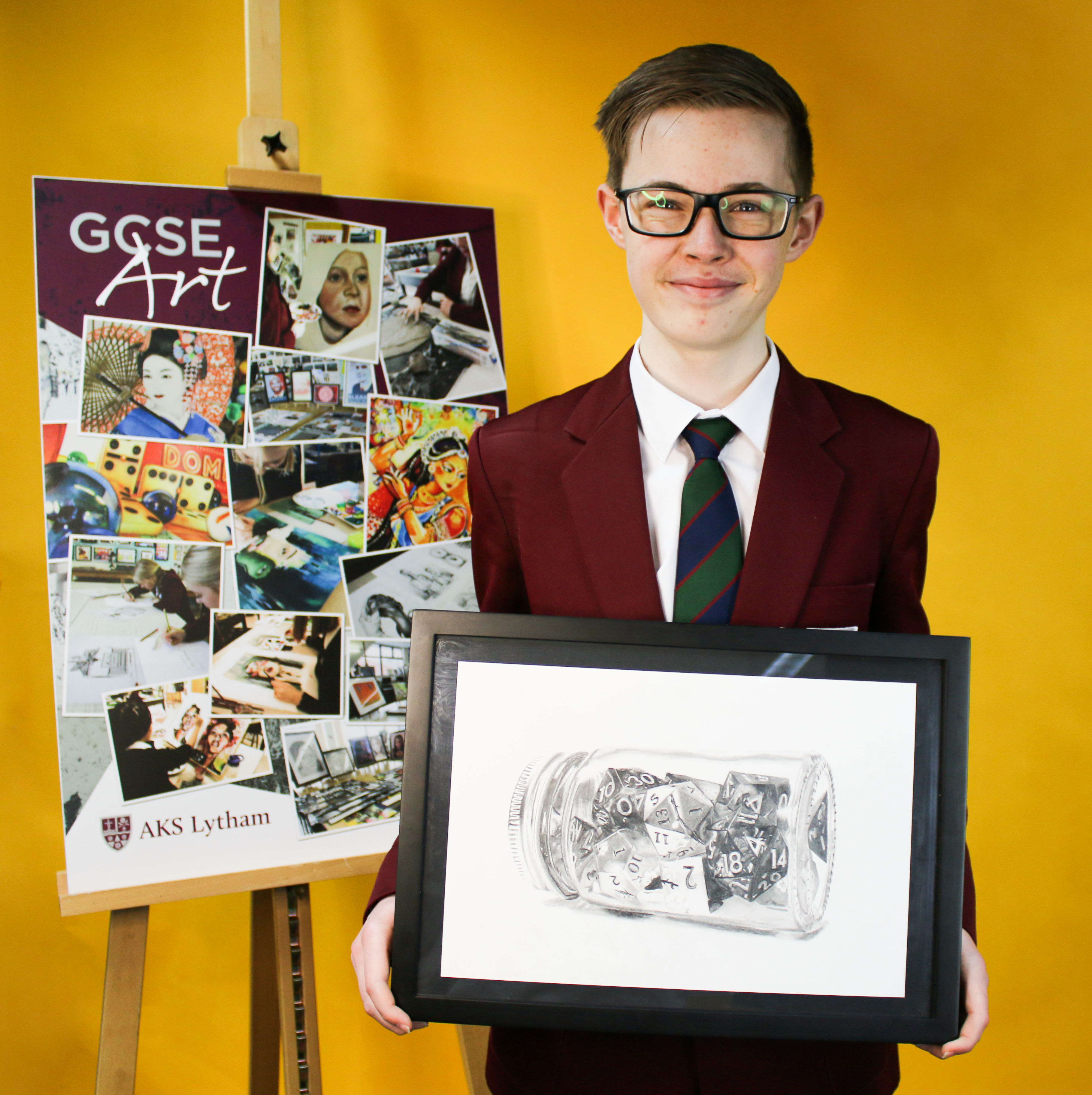 International Recognition for GCSE Art Student Matheson